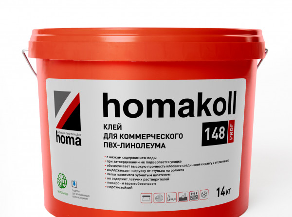 Фото - homakoll 148 prof для коммерческого пвх-линолеумаа, морозостойкий