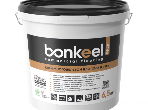 Фото - клей многоцелевой для пола и стен bonkeel prof 6,5кг